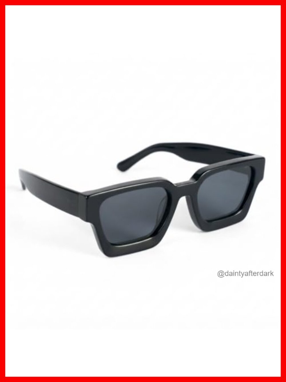 Polarized UV400 Square Sunglasses Plant-Based Bio-Acetate Lightweight Unisex